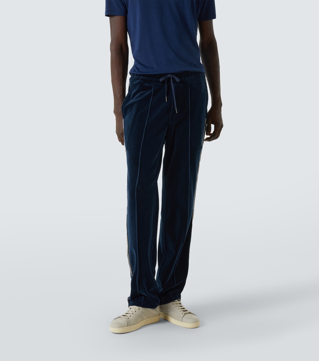 Cotton-blend velour track pants | Tom Ford