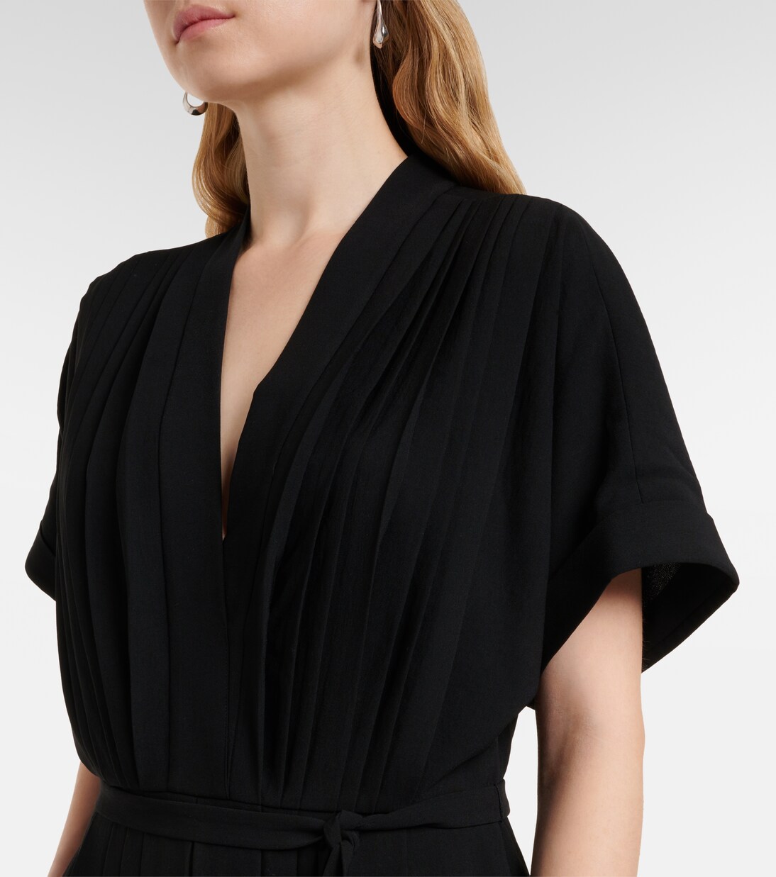 Sofia plissé jumpsuit | Joseph