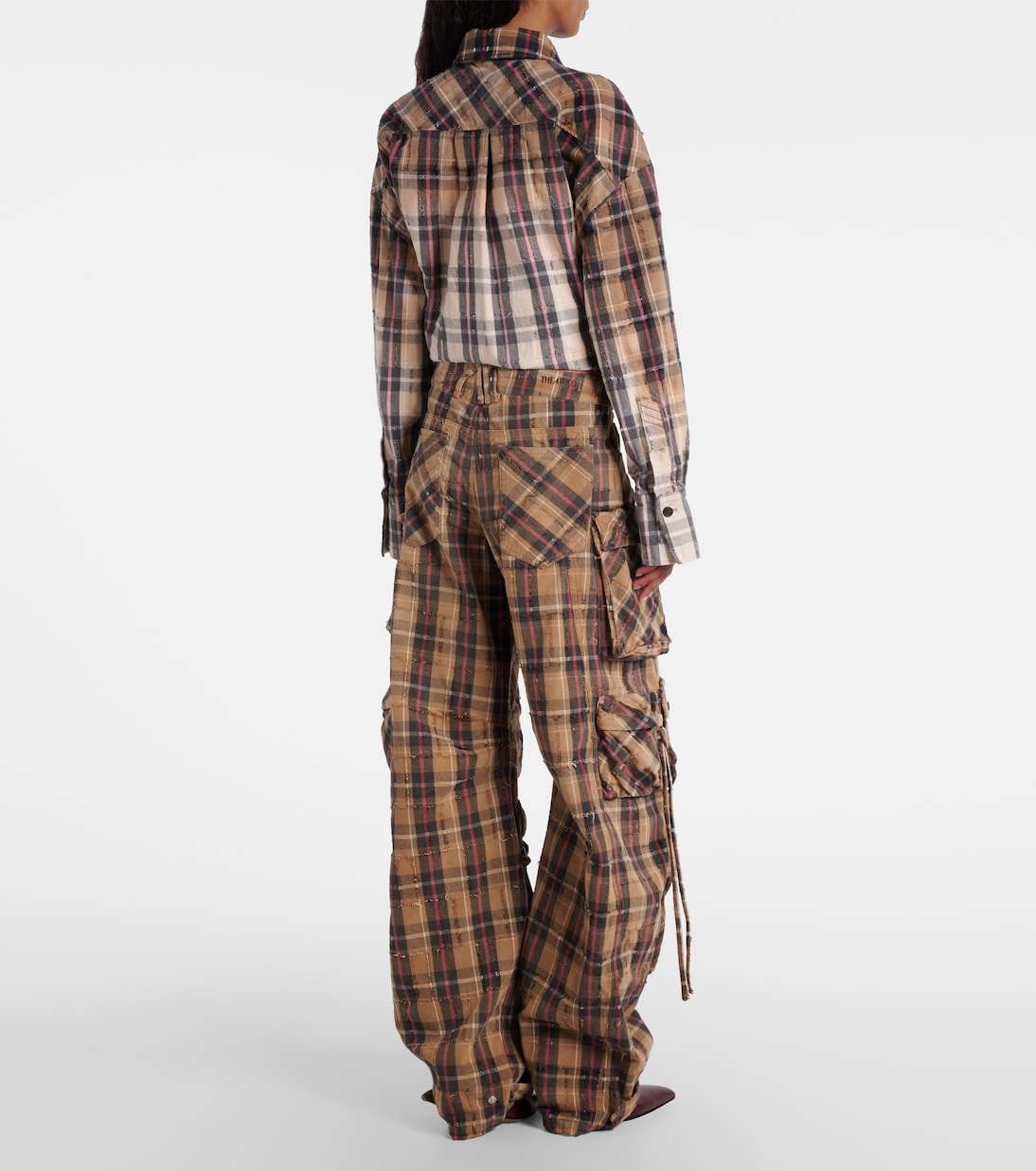 Cargohose aus Baumwollflanell | The Attico