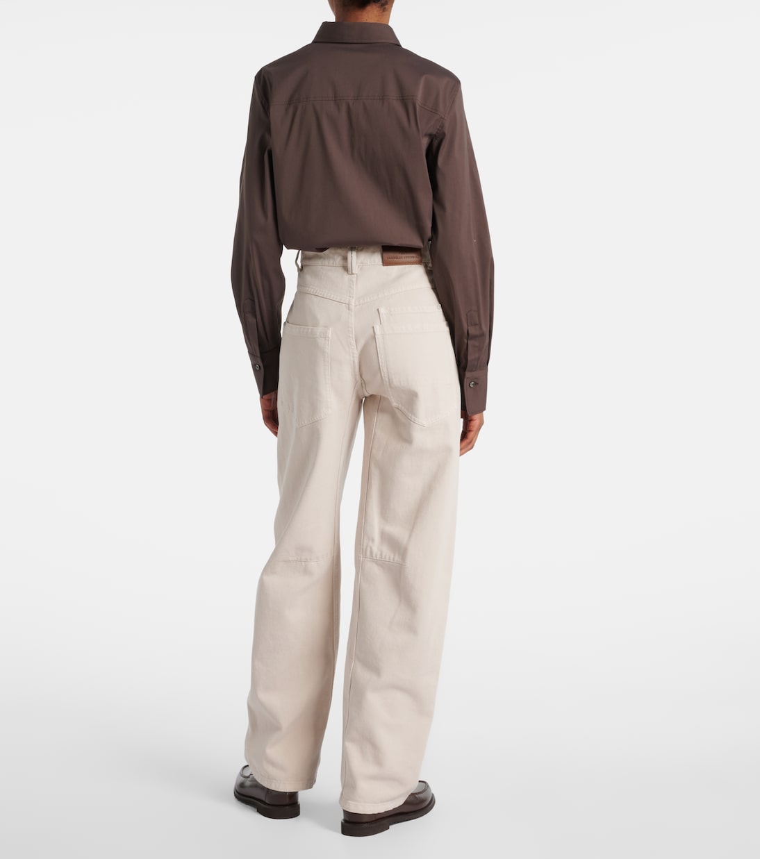 Jeans rectos de tiro alto | Brunello Cucinelli