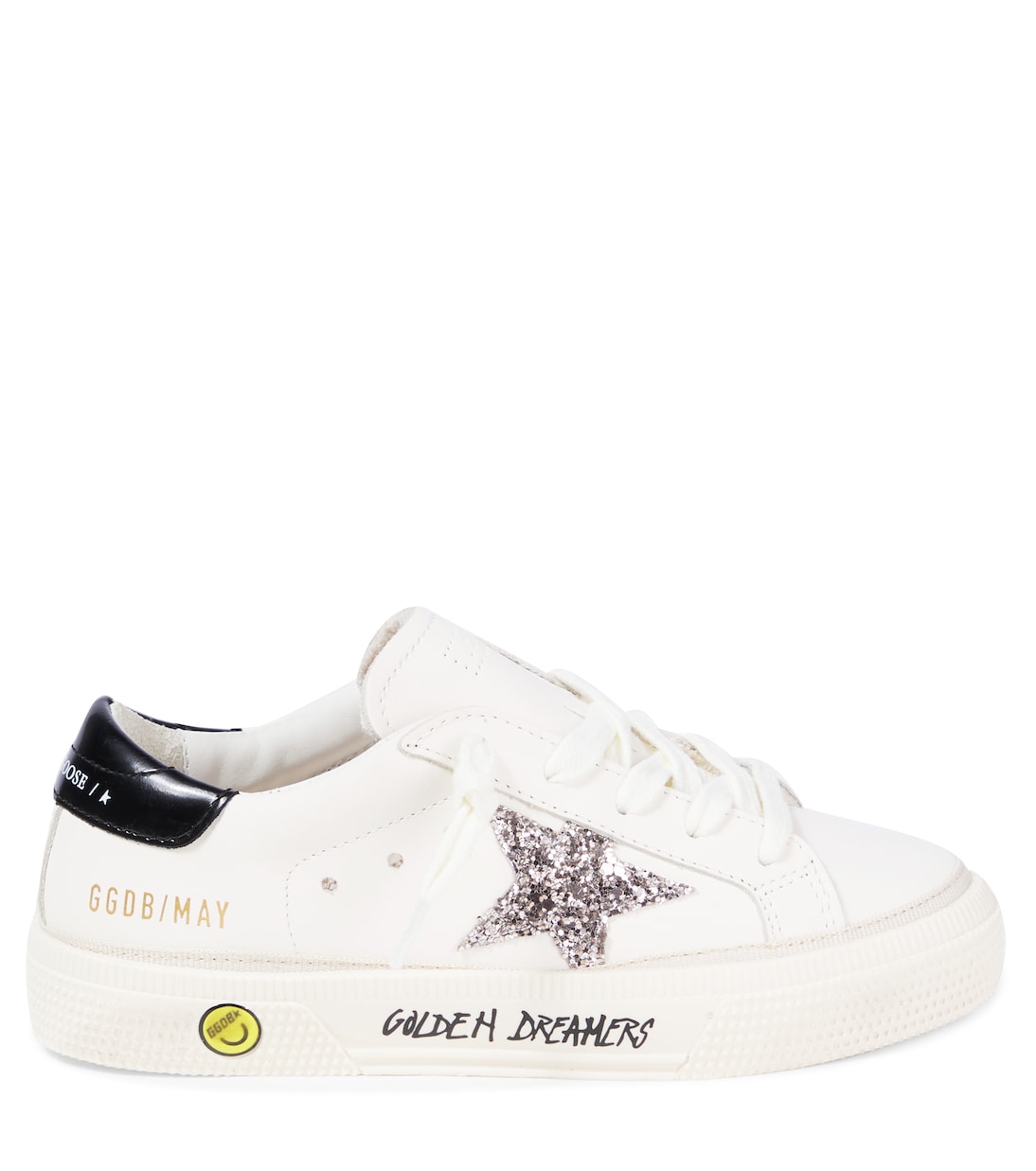 Sneakers May aus Leder mit Glitter | Golden Goose Kids