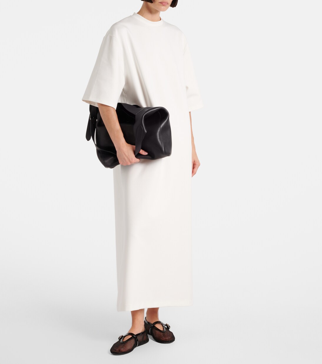 Robe t-shirt en coton mélangé | Wardrobe.NYC