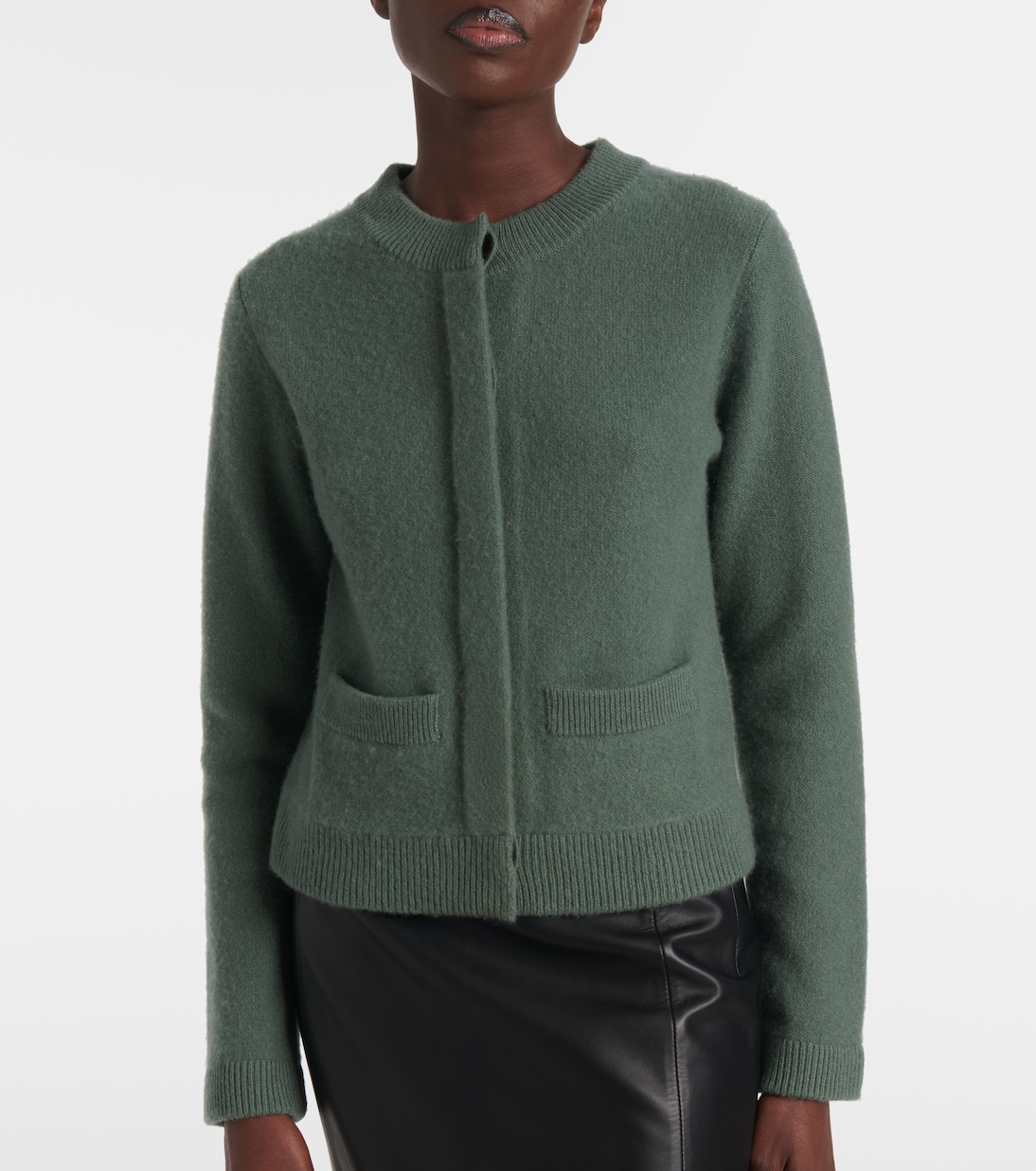 Cardigan Shrunken Boiled aus Strick | Vince