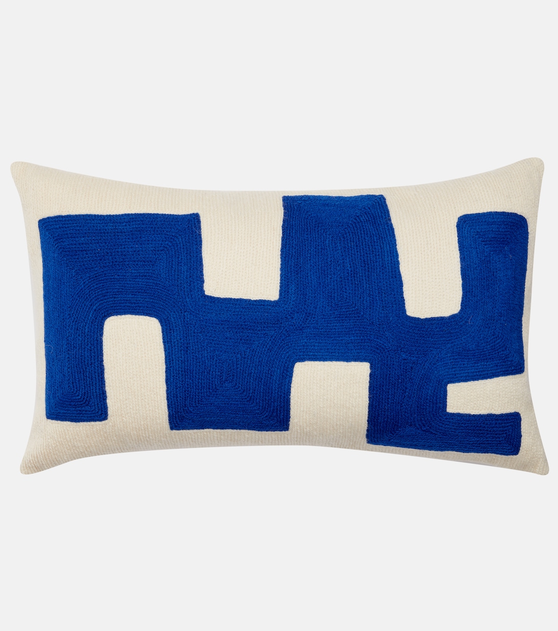 Ojai Blocks wool and cotton cushion | Jonathan Adler