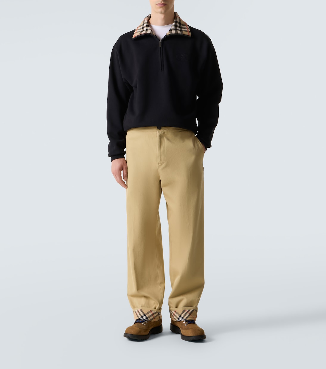 Burberry Check cotton pants | Burberry