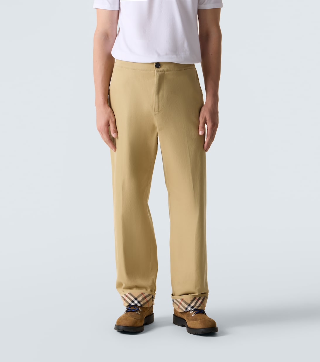 Burberry Check cotton pants | Burberry