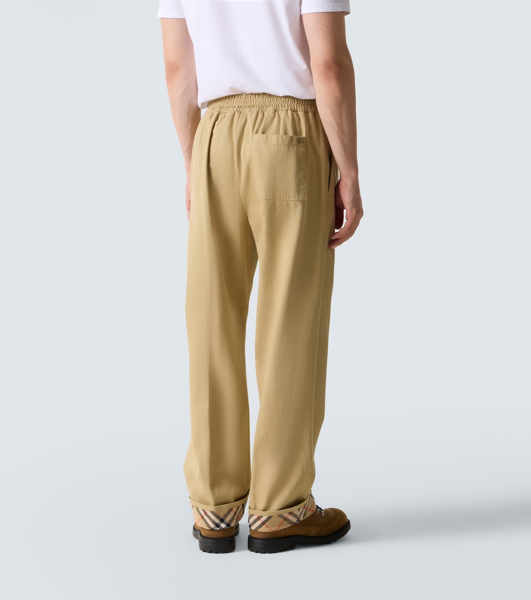 Burberry Check cotton pants | Burberry