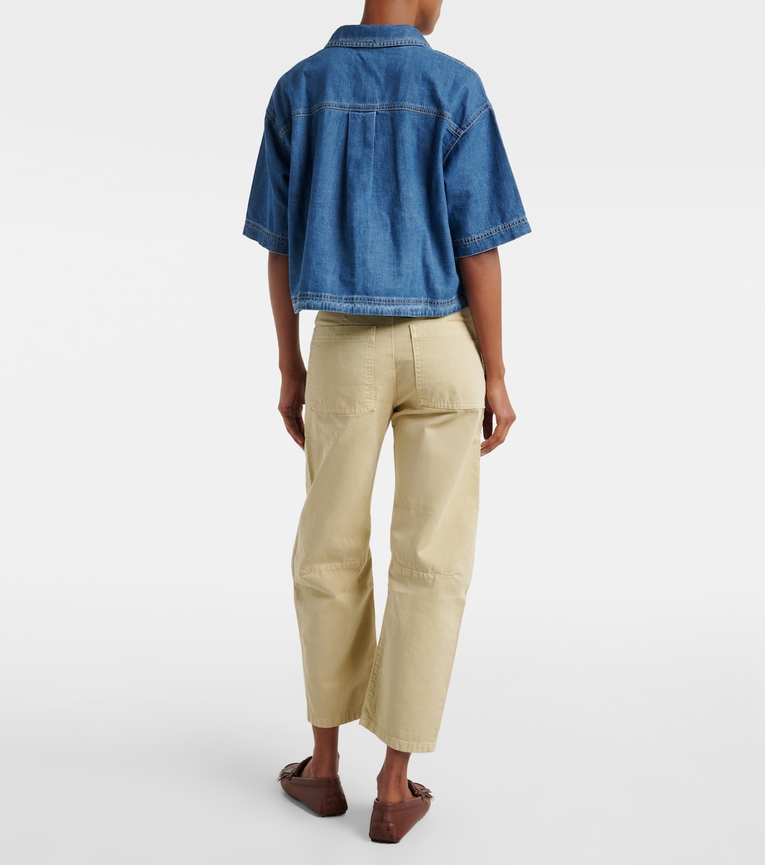 Pantalon ample Brylie en coton | Velvet