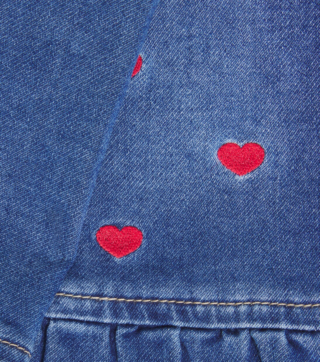 X Disney® Baby Bestickte Straight Jeans | Monnalisa