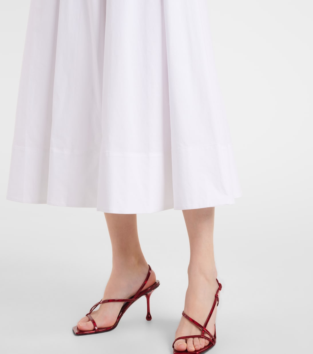 Abito midi Wells a pieghe | Staud