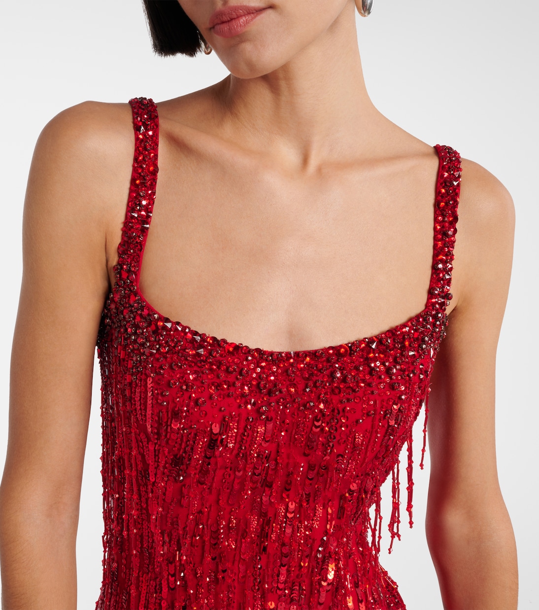 Robe longue Fleur à sequins | Jenny Packham