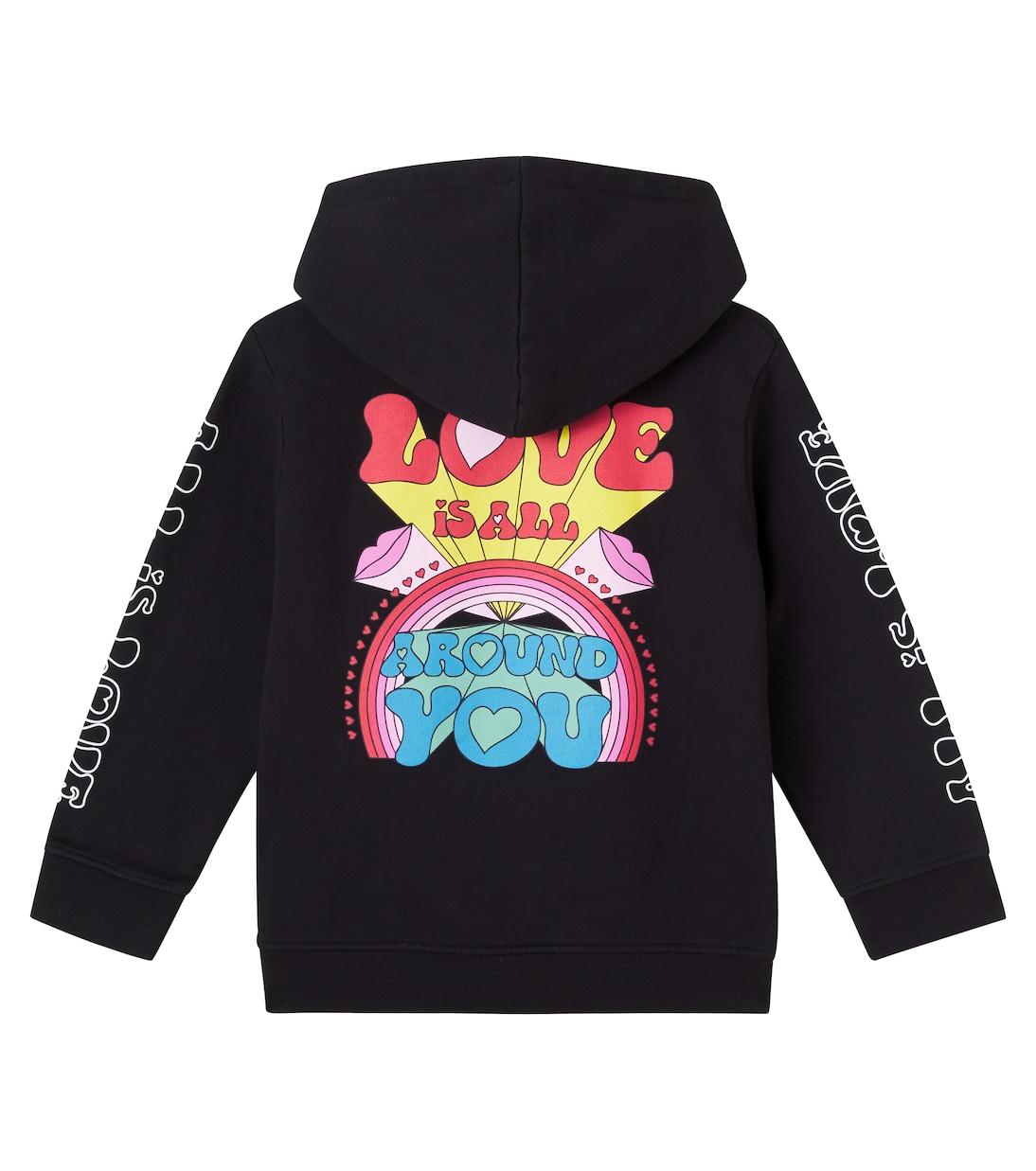 Printed cotton jersey hoodie | Stella McCartney Kids
