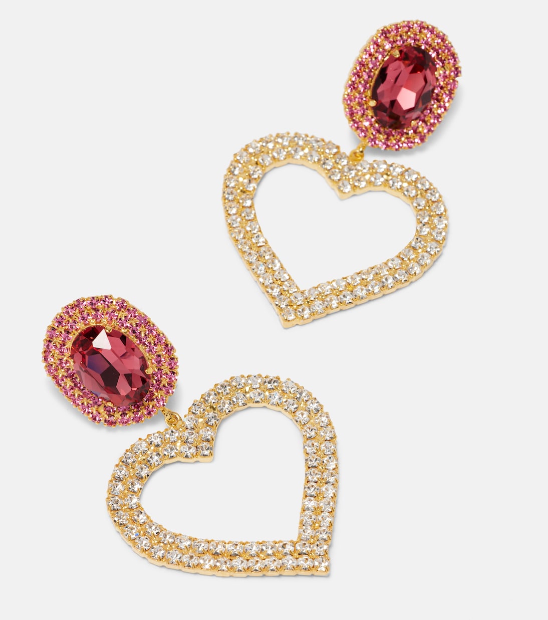 Orecchini a clip con cristalli | Magda Butrym