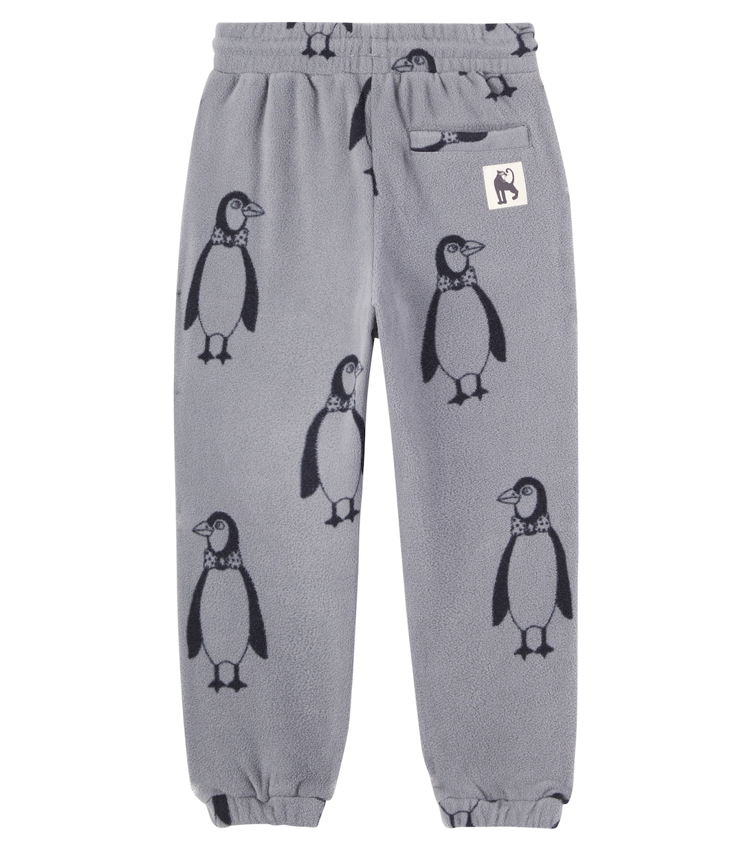 Penguin printed fleece sweatpants | Mini Rodini