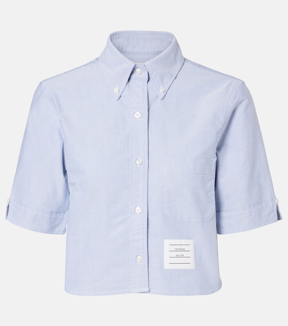 Cropped cotton shirt  | Thom Browne