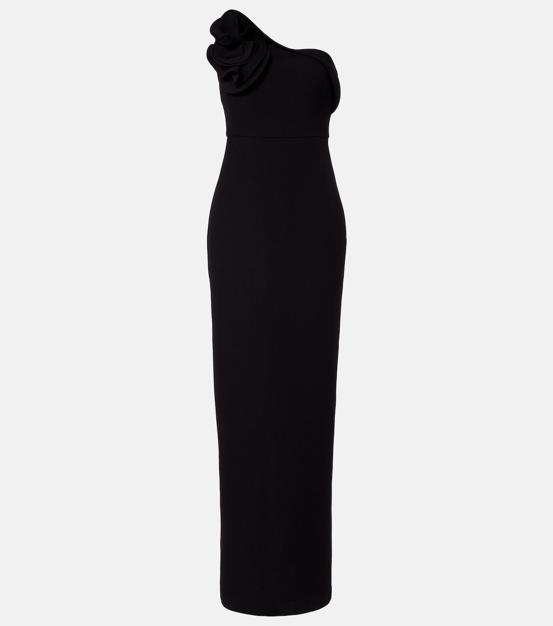 Floral asymmetric corset gown | Roland Mouret