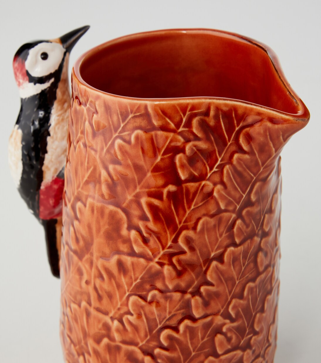 Gudrun Medium earthenware pitcher by Claudia Schiffer | Bordallo Pinheiro