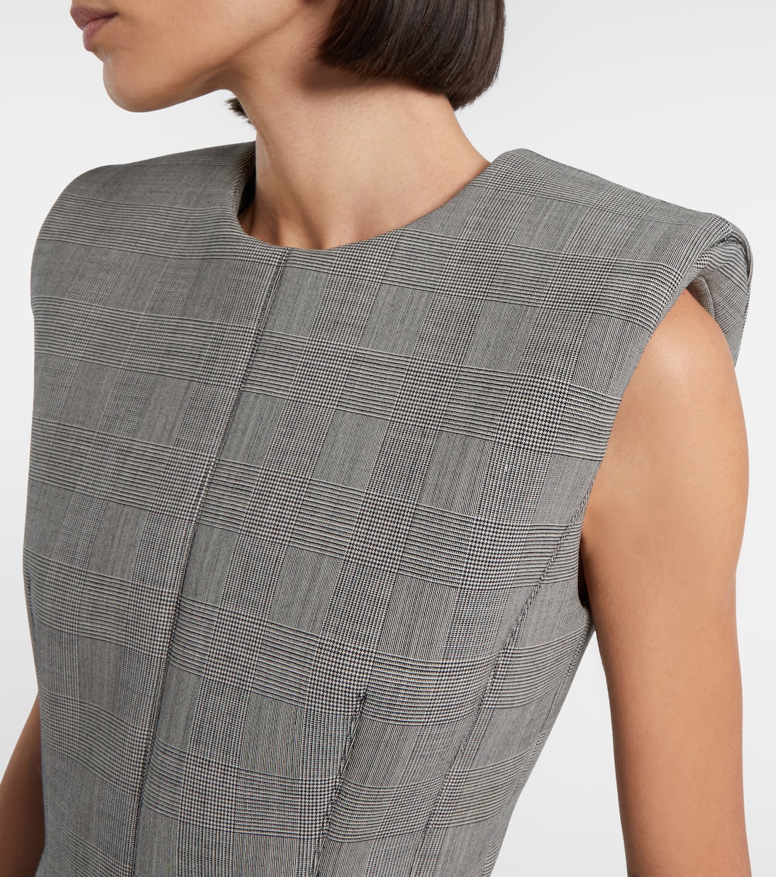 Minikleid aus einem Wollgemisch | Mugler