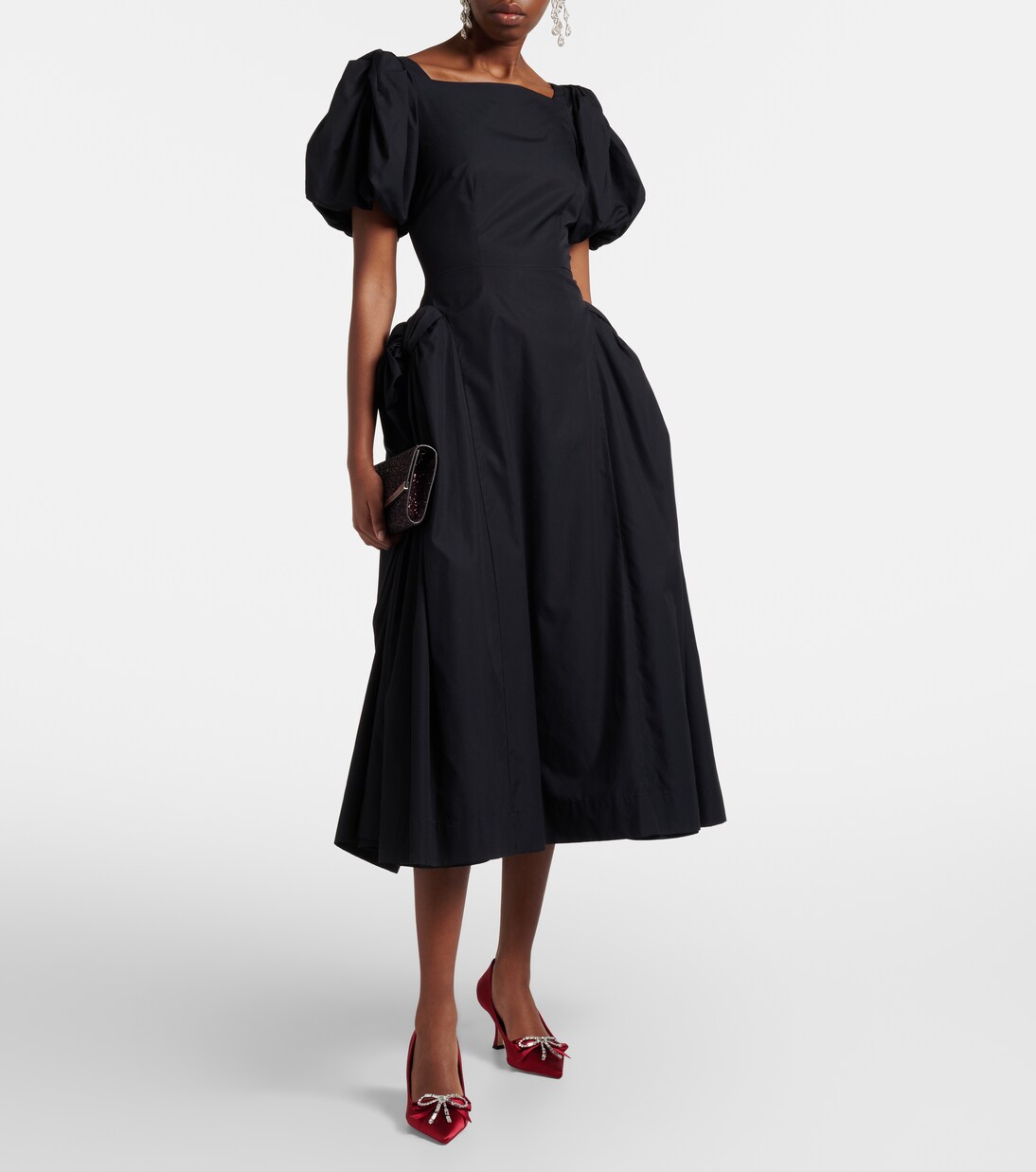 Auria 70 embellished satin pumps | Jimmy Choo