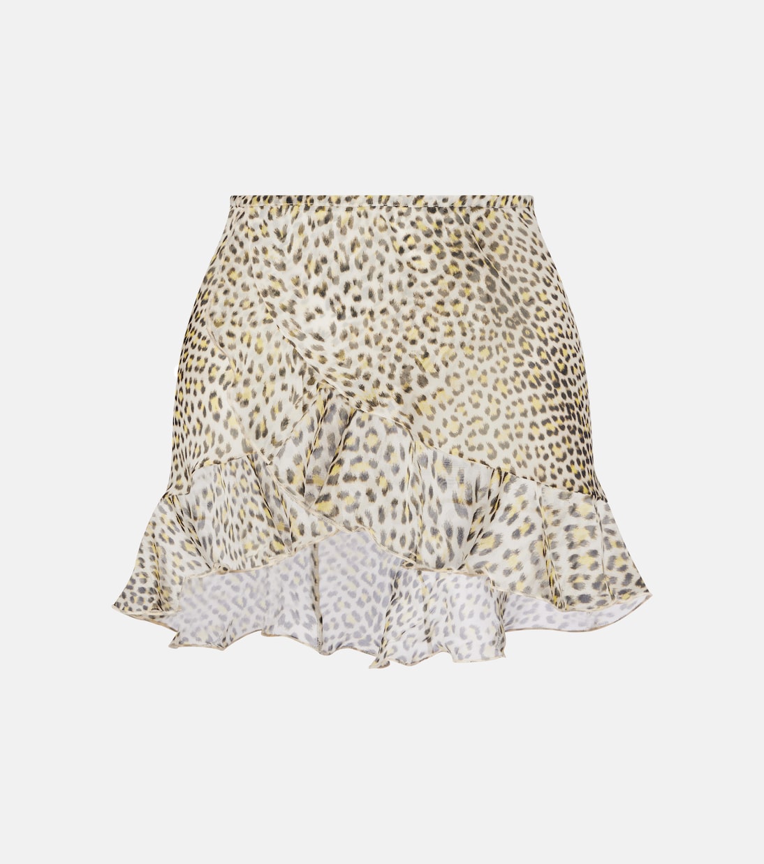 Leopard-print silk beach cover-up | Roberto Cavalli