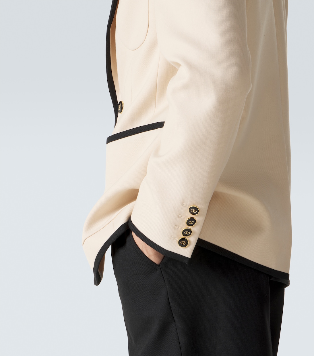 Virgin wool gabardine blazer | Valentino
