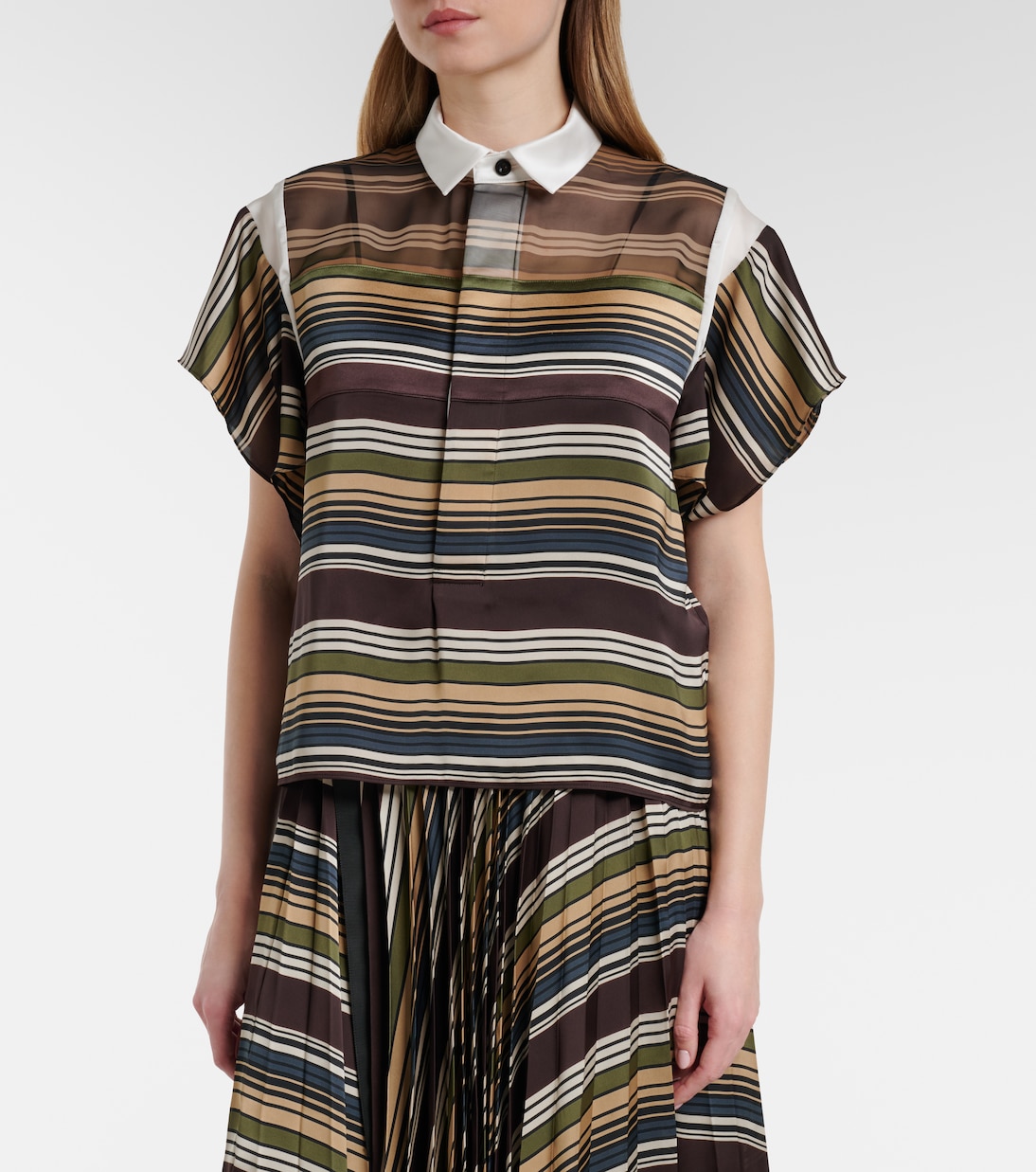 条纹上衣 | Sacai