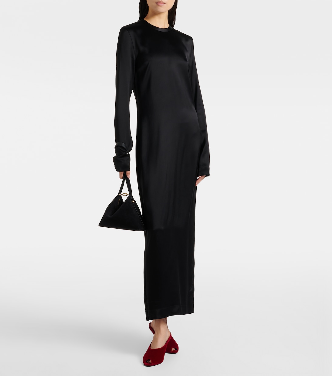 Maxikleid aus Satin | Toteme