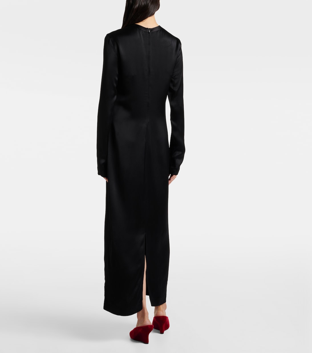 Maxikleid aus Satin | Toteme