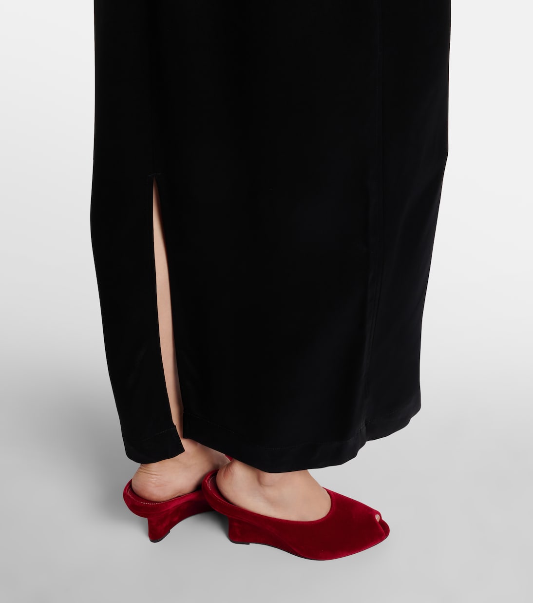 Maxikleid aus Satin | Toteme