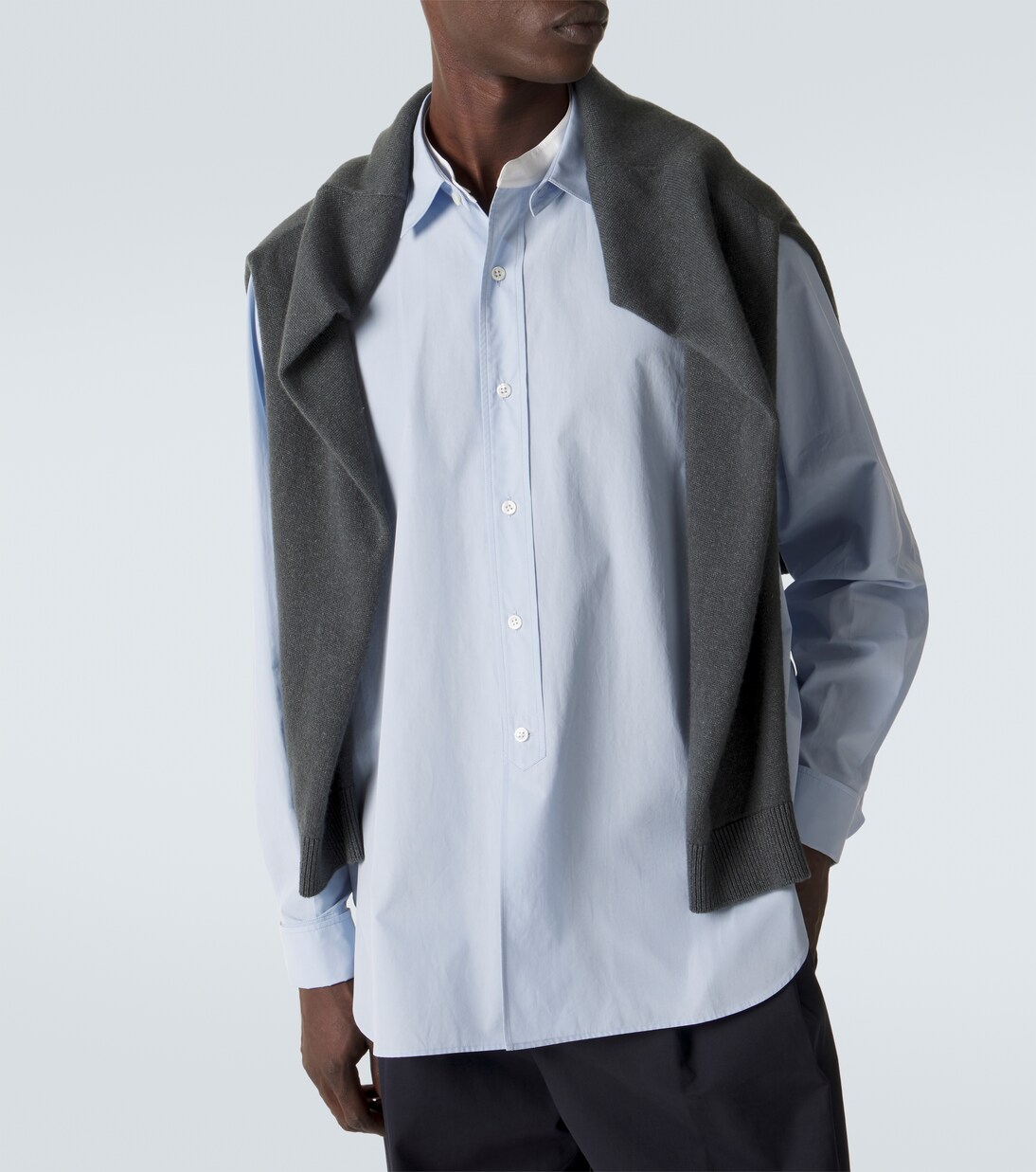 Camisa Melchior de popelín de algodón | The Row