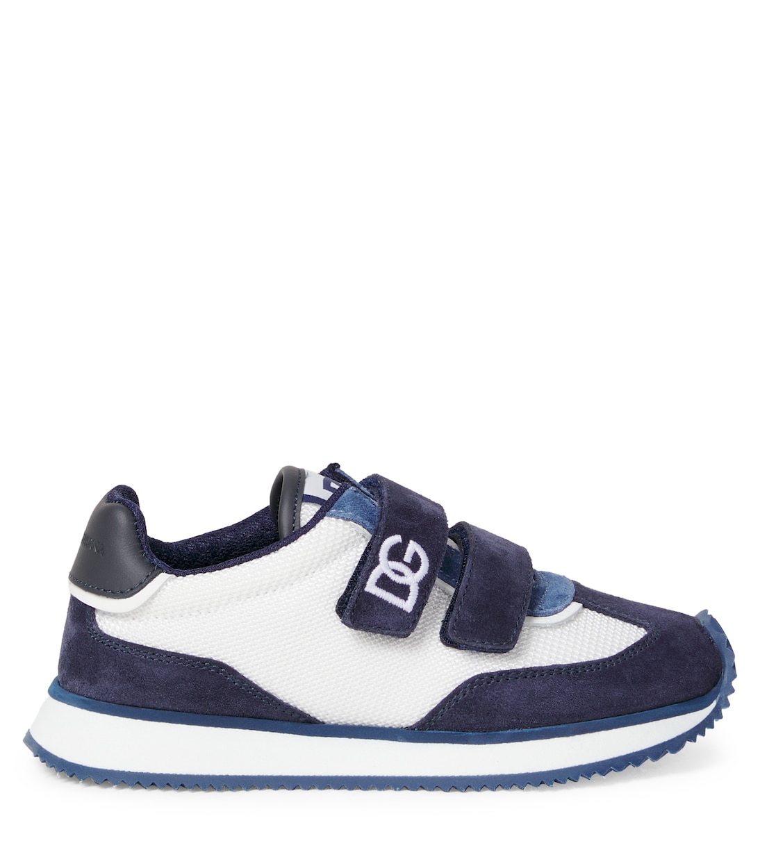DG suede-trimmed sneakers | Dolce&Gabbana Kids