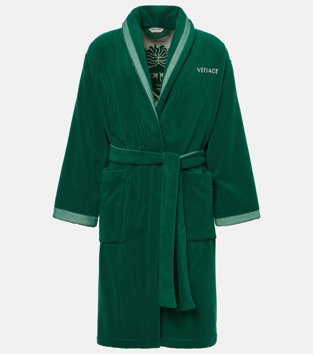 Peignoir Medusa en jacquard de coton | Versace Home