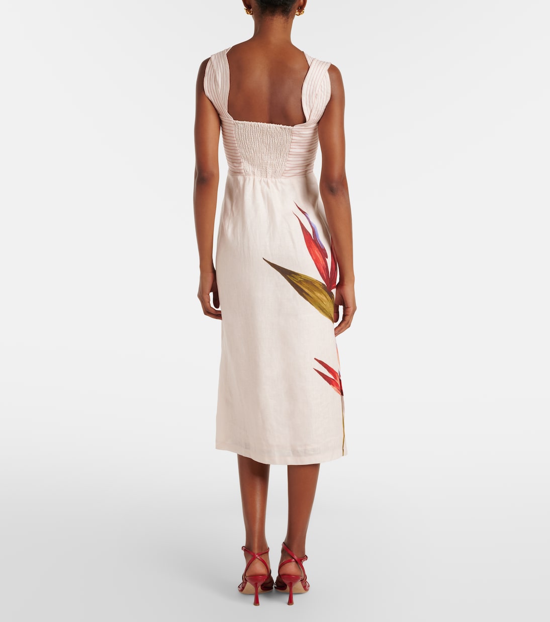 Midikleid aus Leinen | Farm Rio