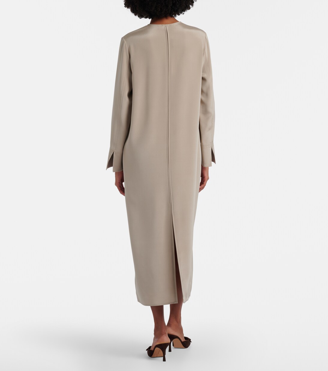 Unghia silk-blend midi dress | Max Mara