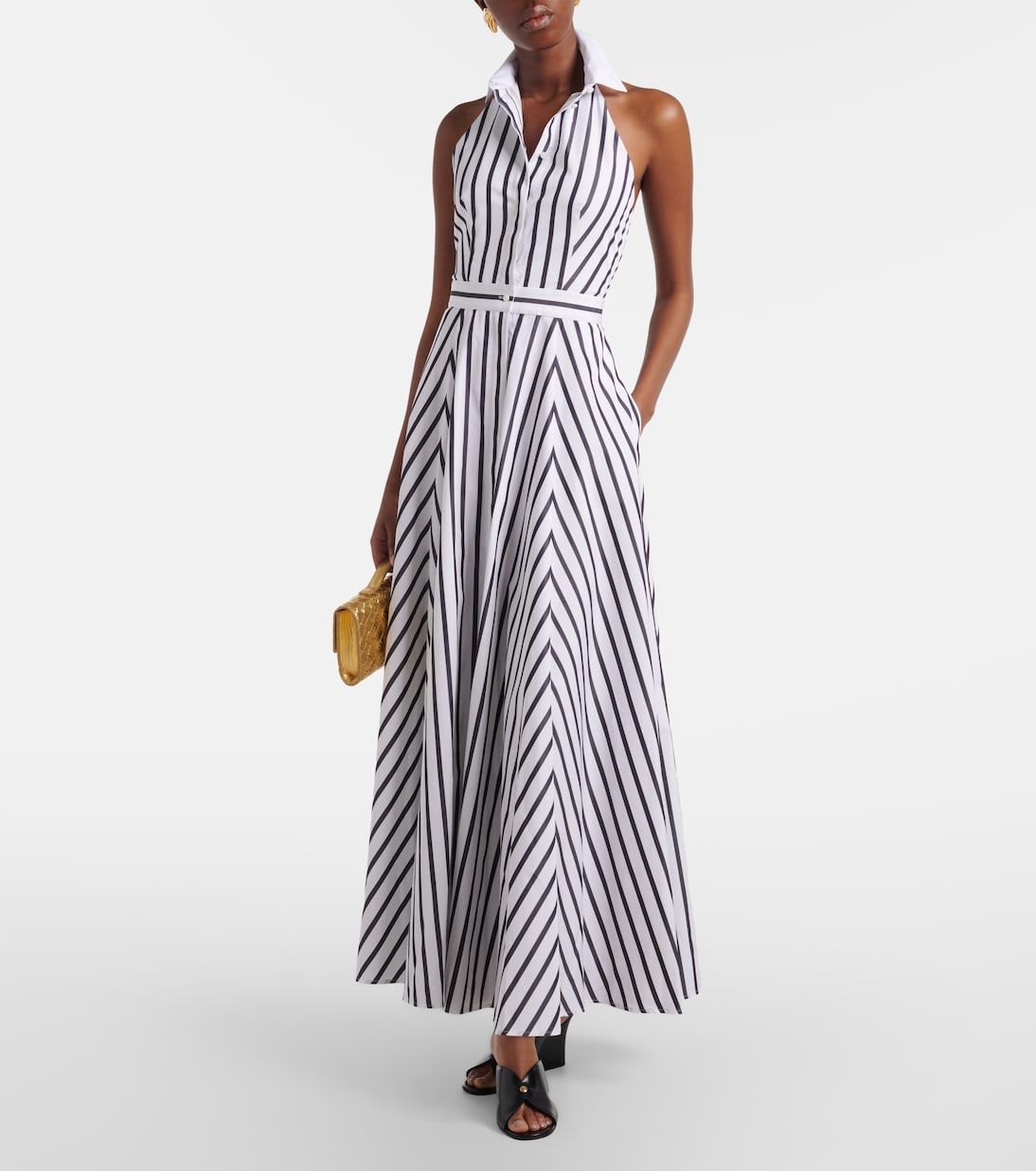 Robe chemise Eldred en coton à rayures | Ralph Lauren Collection