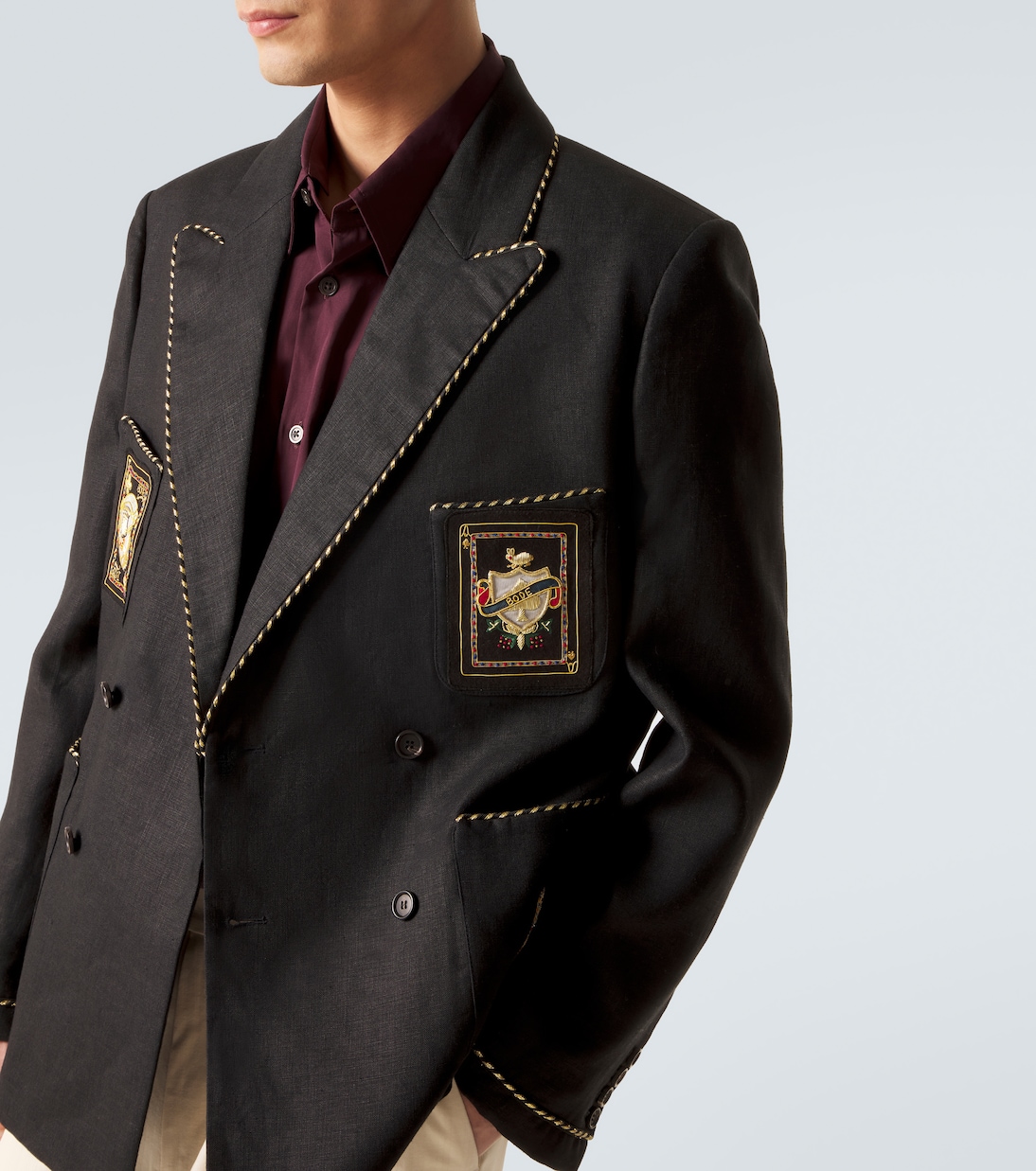 Anzugjacke Bullion Card aus Leinen | Bode