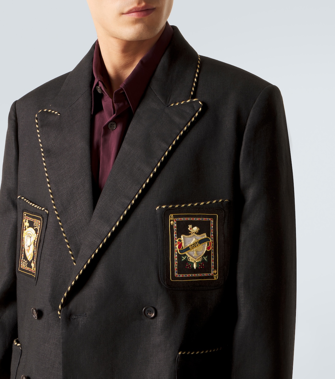 Anzugjacke Bullion Card aus Leinen | Bode