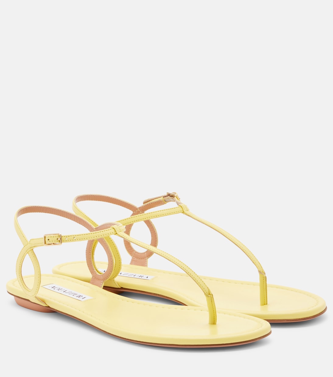 Almost Bare leather thong sandals | Aquazzura