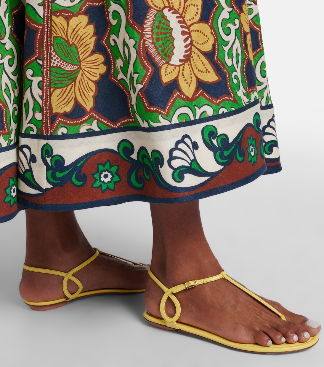 Almost Bare leather thong sandals | Aquazzura