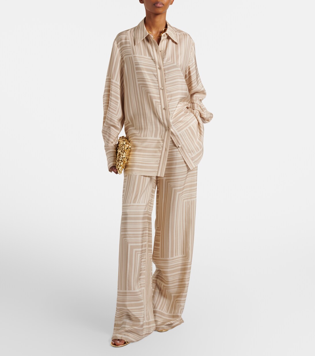 Atlan印花真丝衬衫 | Joseph