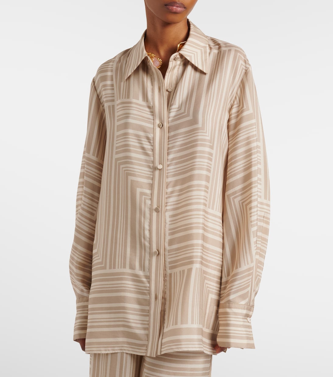 Atlan印花真丝衬衫 | Joseph