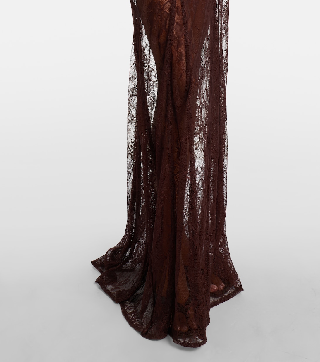 Robe longue en dentelle | Adriana Degreas