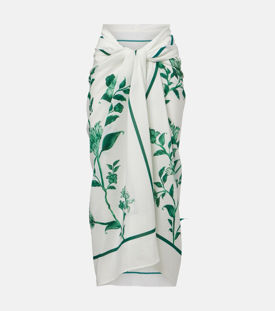 Pareo Lavanda aus Baumwolle und Seide | Agua by Agua Bendita