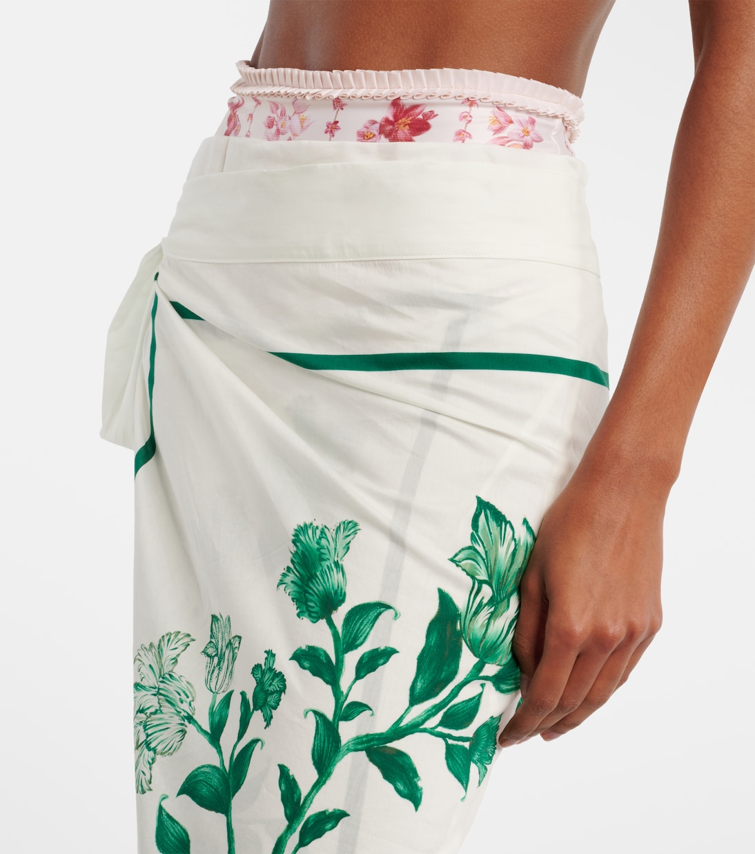 Pareo Lavanda aus Baumwolle und Seide | Agua by Agua Bendita