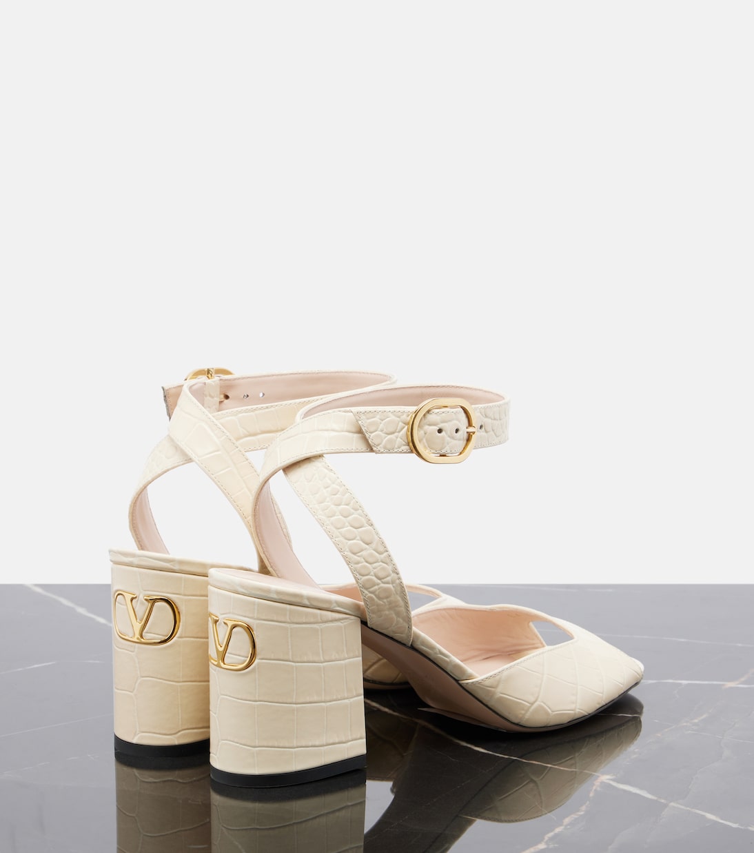 Sandalen Fawcette aus Leder | Valentino Garavani