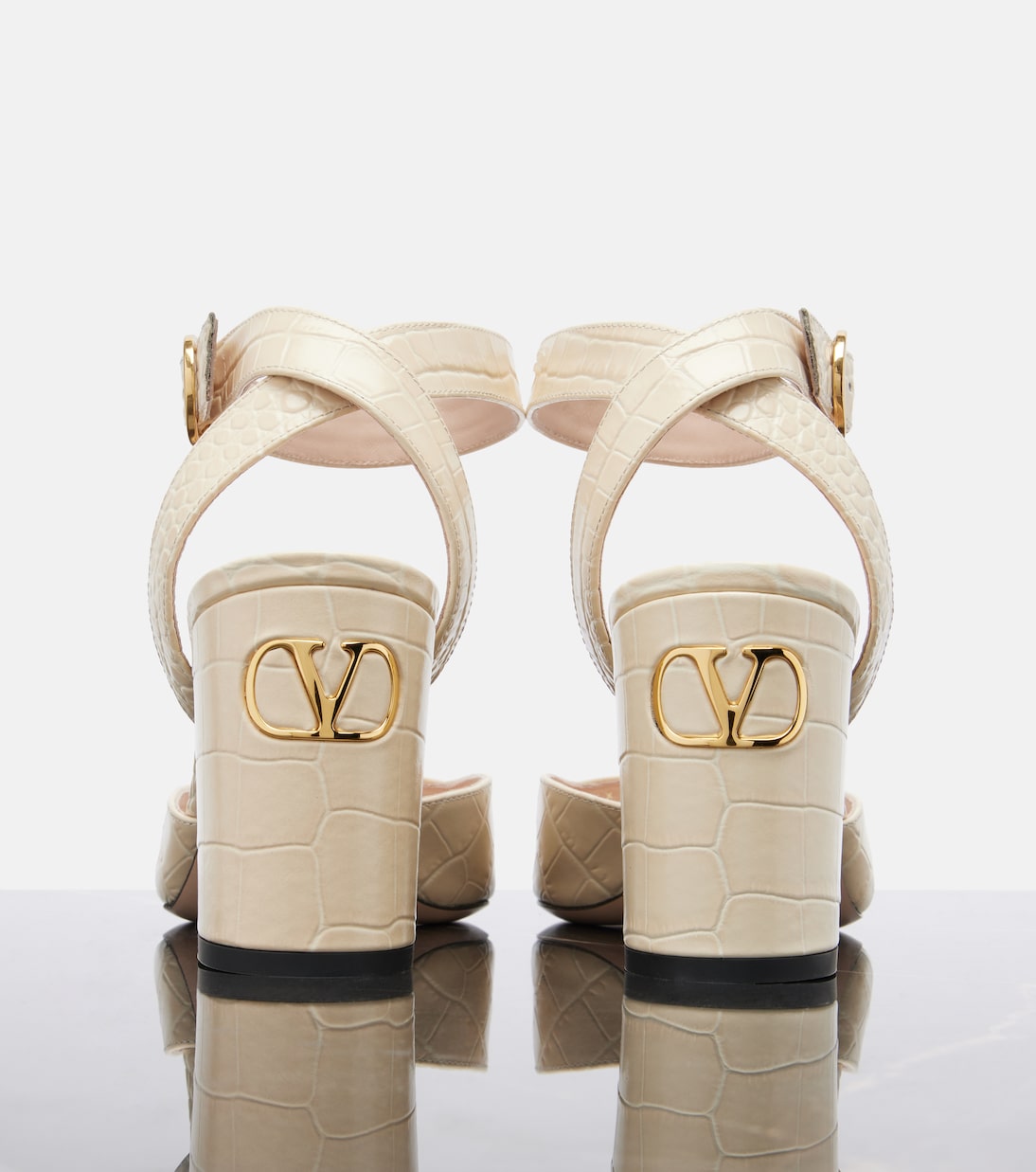Sandalen Fawcette aus Leder | Valentino Garavani