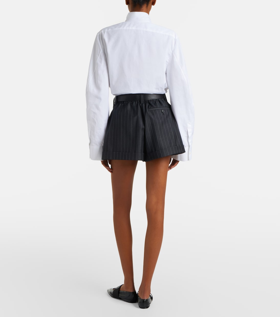 Pinstripe wool shorts | Givenchy