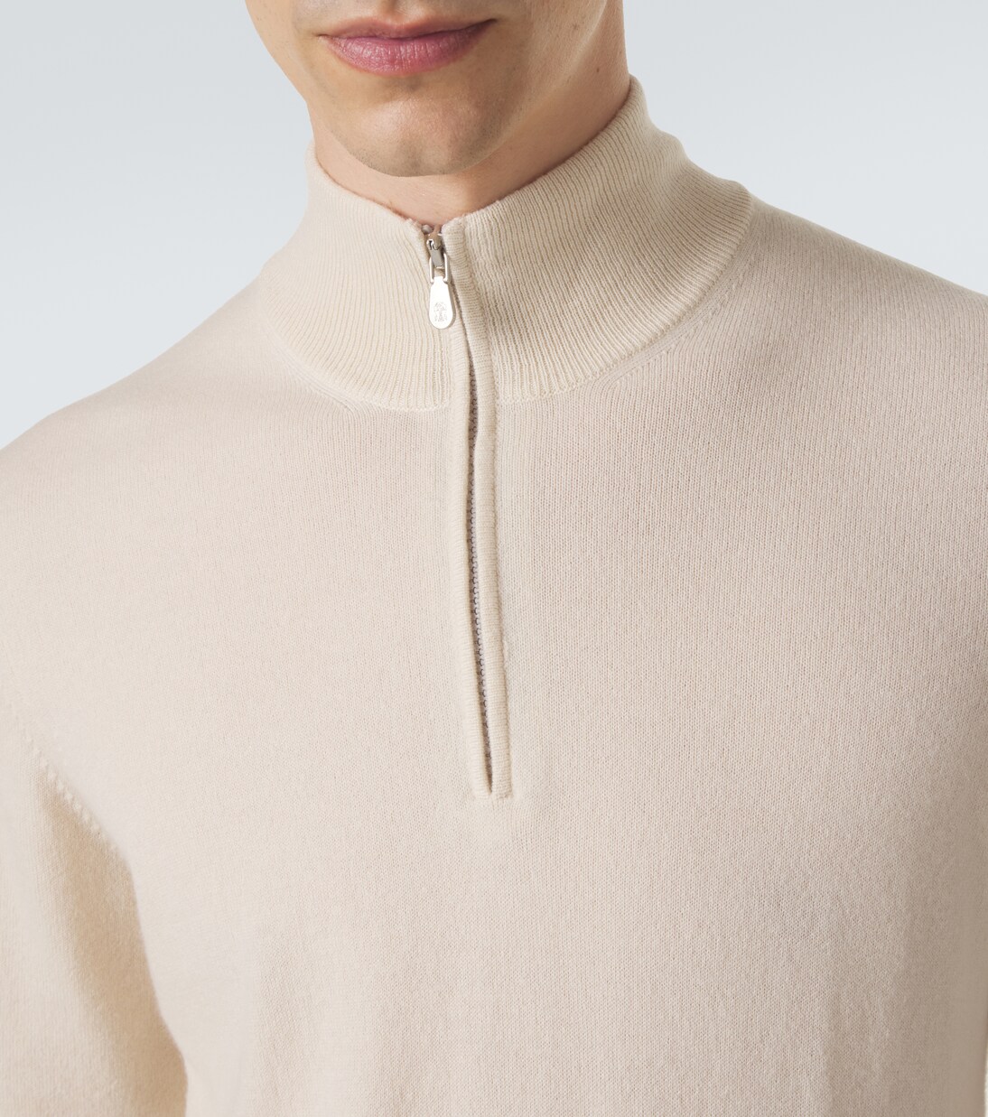 Cashmere half-zip sweater | Brunello Cucinelli