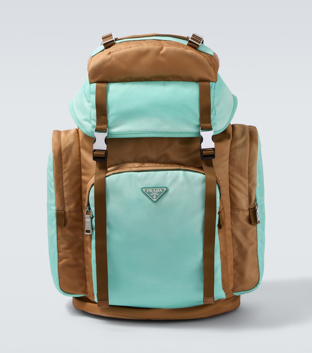 Large Re-Nylon and Saffiano leather backpack | Prada