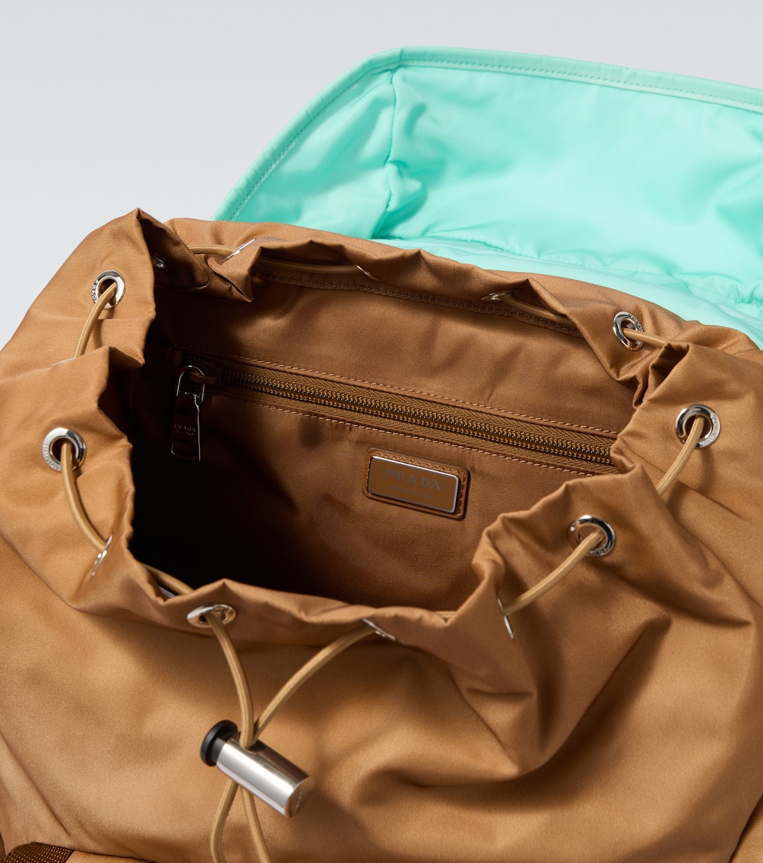 Large Re-Nylon and Saffiano leather backpack | Prada